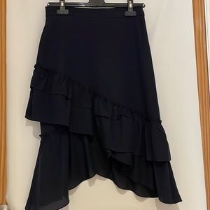 Beautiful, flouncy Club Monaco navy skirt